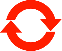 Refresh icon, simple