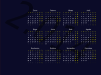 Fondo de escritorio (Calendario 2.014)