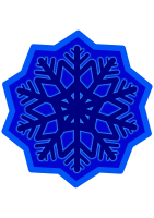 Snow flake - dark