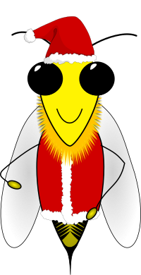 Santa Honey Bee