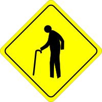 Caution - Old Dude Crossing