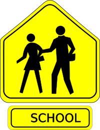 School Crossing Caution