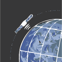 Satellite Orbiting Earth