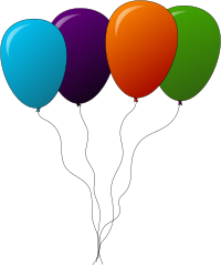 colored balloons