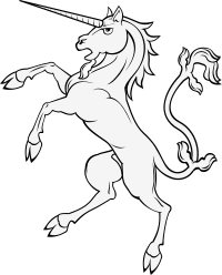 Standing Unicorn