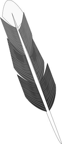 Grayscale Feather