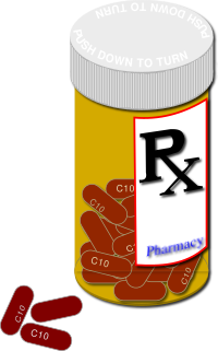 Prescription Bottle and Pills