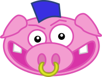 Punk pig