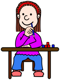 Comic Girl Tini at School