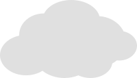 Simple cloud icon