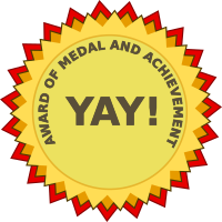 Award of Medal and Achievement (path text)