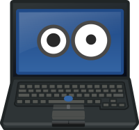 Laptop Eye Contact
