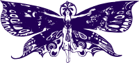 Flying Butterfly Woman