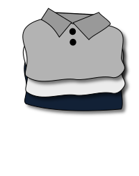 folded clothes