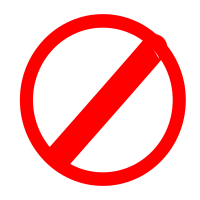 No mark(sign)