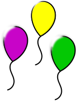 colored balloons