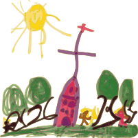 Kindergarten Art Church