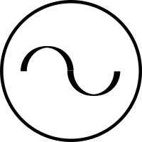RSA IEC AC Source Symbol