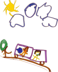 Kindergarten Art Train