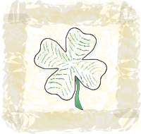 Clover with background
