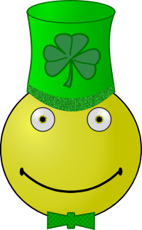 St. Patrick's Day smiley