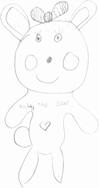 Kindergarten Art Teddy the Bear