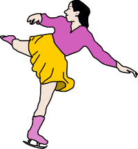 Ice Skating Woman