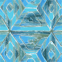 Turquoise Tile Pattern