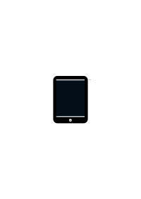 Tablet display color and status bar