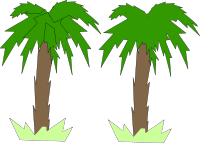 Toon Palm Tree