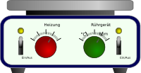 Rühr- und Heizplatte