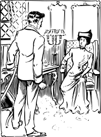 Man and Woman in a Room