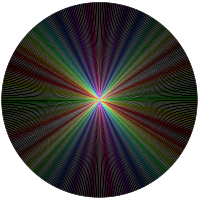 Line art fluo Circle