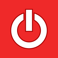 Flat Power Button