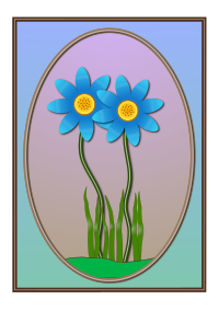Flowers with Frame