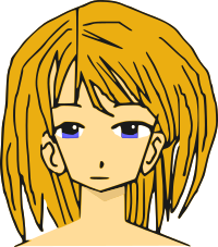 Manga Girl - True SVG (remix)
