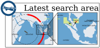 Search Area Malaysian flight MH 370 