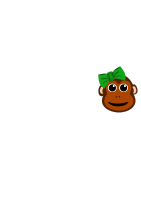 Monkey with bow