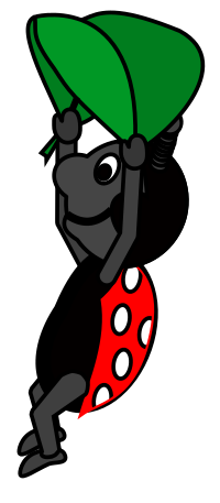 Flying Comic Bug