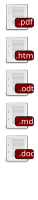 Labeled filetype icons