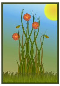 Grass and Flowers