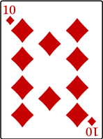 10 of Diamonds