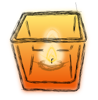 Square Votive Candle Holder