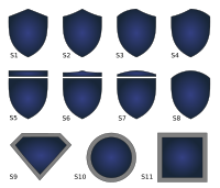 model blason 