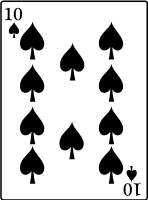 10 of Spades