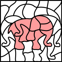 puzzle picture elefant