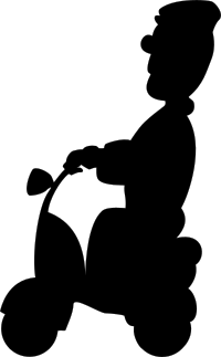 scooter outline 