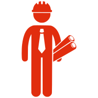 Silhouette Construction Man