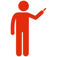 Silhouette teacher
