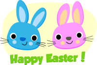 Happy Easter - Rabbits